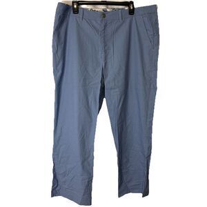 Bonobos Pants Mens 38 X 30 Solid Blue Straight Chino Preppy Classic Cotton Twill